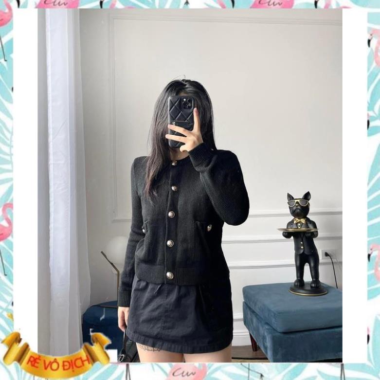 Áo len cadigan basic cúc đồng nhiều màu 2 túi siêu đẹp hàng quảng châu hothitt