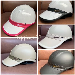 Nón bảo hiểm kết lưỡi trai VESPA viền da cao cấp❤️ nhiều màu cho Nam/ Nữ { CHÍNH HÃNG TrÍ LIỄU Và cty LINH HƯƠNG }