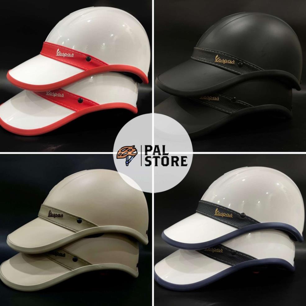 Nón Bảo Hiểm Kết Thời Trang Vespa Vespa - [Freeship]
