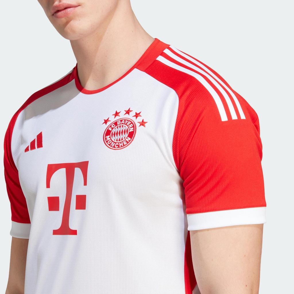 Adidas Bóng đá Áo Đấu Sân Nhà FC Bayern 23/24 Nam trắng IJ7442