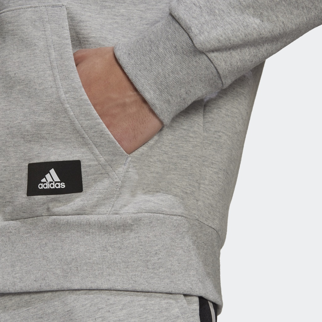 Adidas Phong cách sống Áo Hoodie 3 Sọc Future Icons adidas Sportswear Nam Xám H39780