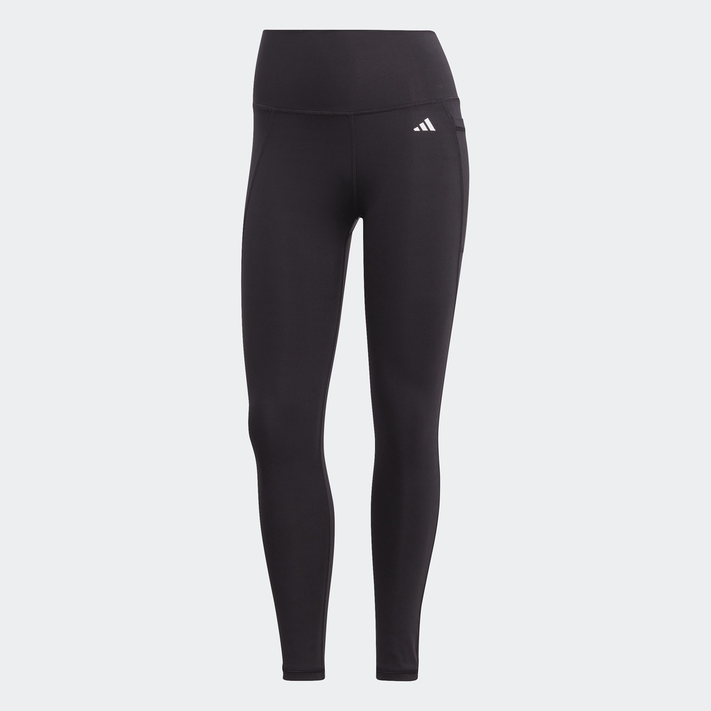 adidas Tập luyện Quần Legging 7/8 Cạp Cao Có Túi Optime Nữ Đen HS9931