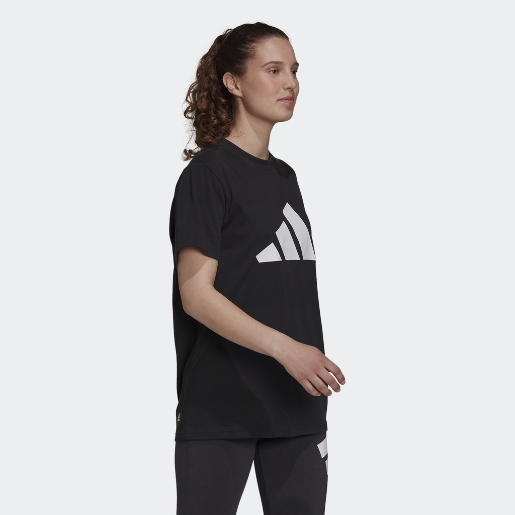 Adidas Phong cách sống Áo Thun Graphic Logo Future Icons adidas Sportswear Nữ Đen H24100