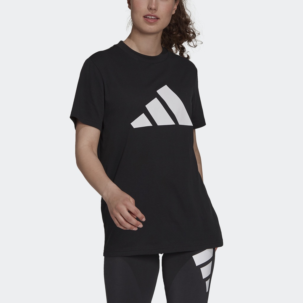 Adidas Phong cách sống Áo Thun Graphic Logo Future Icons adidas Sportswear Nữ Đen H24100