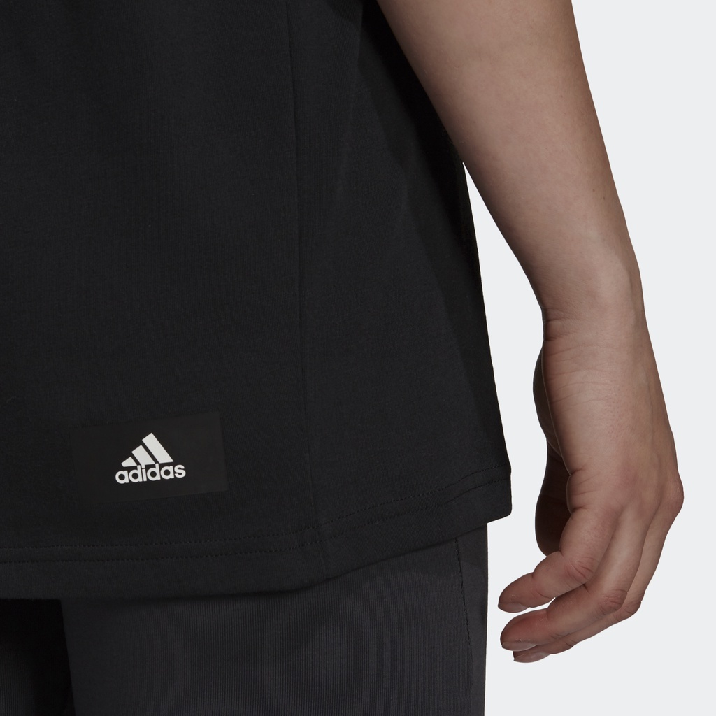 Adidas Phong cách sống Áo Thun Graphic Logo Future Icons adidas Sportswear Nữ Đen H24100
