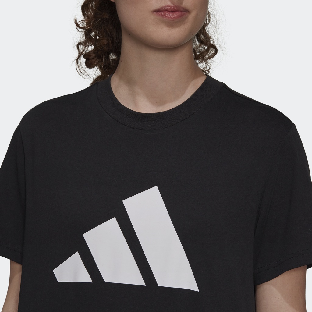 Adidas Phong cách sống Áo Thun Graphic Logo Future Icons adidas Sportswear Nữ Đen H24100