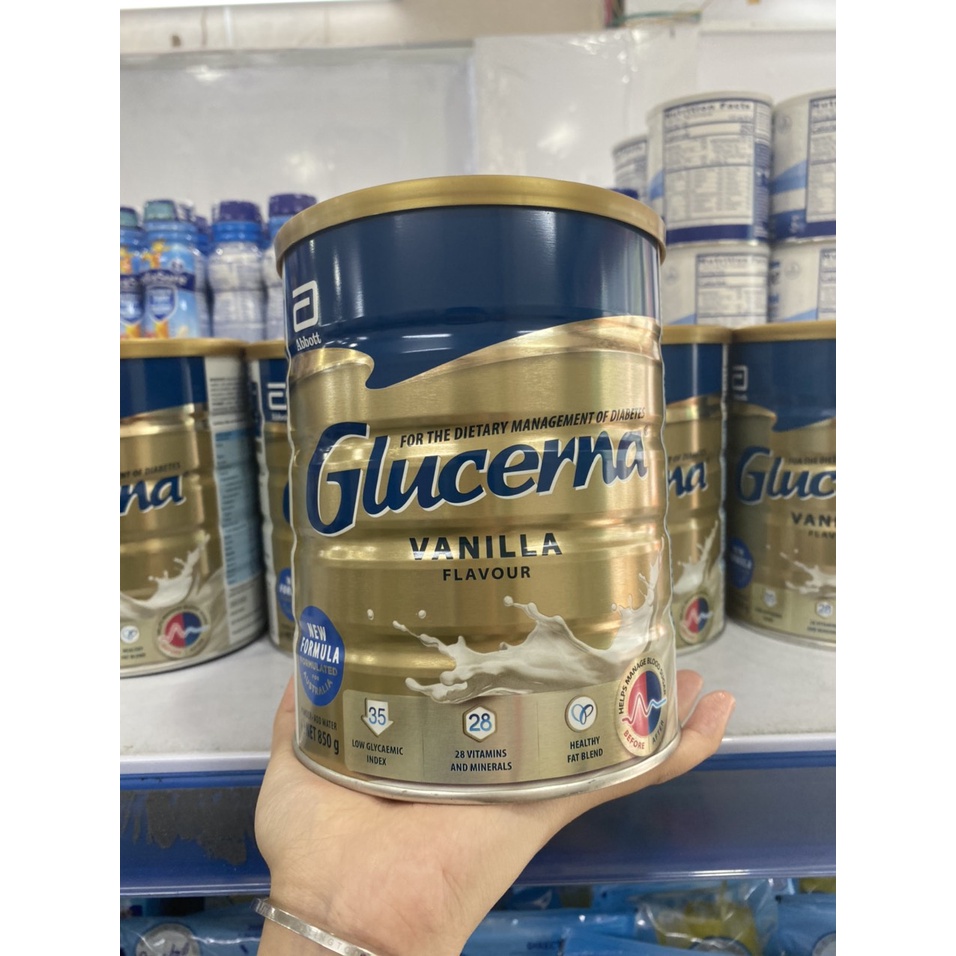 Sữa Glucerna Của Úc 850g dành cho người tiểu đường date 1/2025