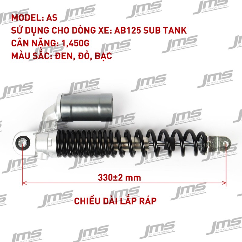Giảm xóc sau siêu êm cho Air blade 125 /phuộc sau bình dầu ab 110/125