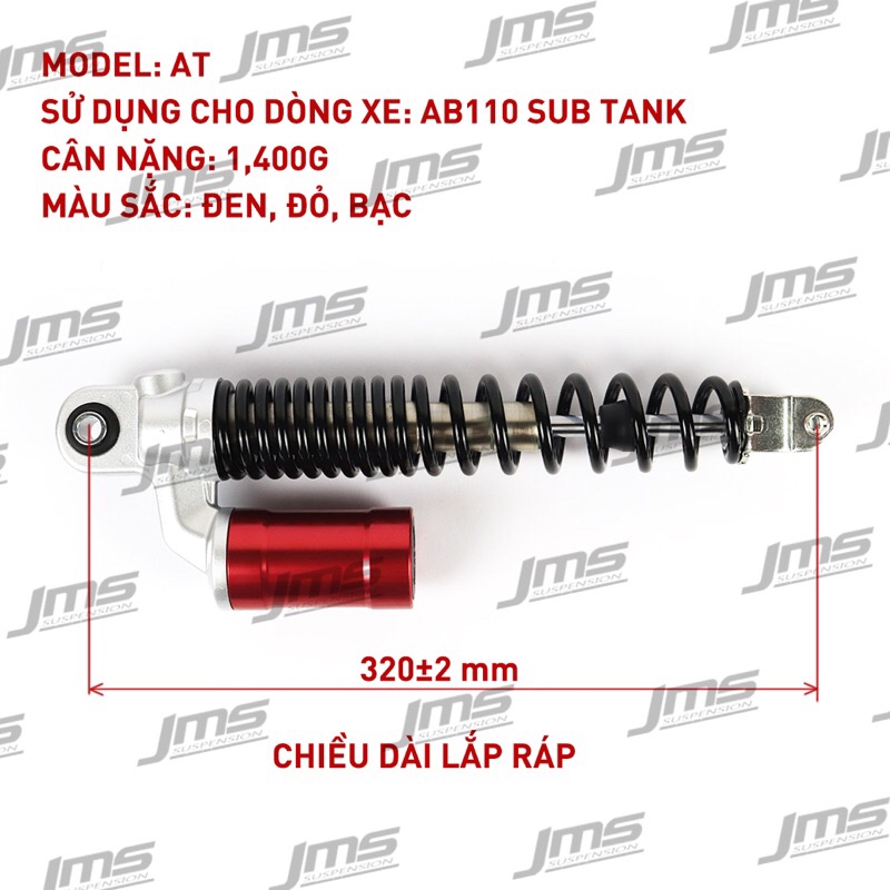 Giảm xóc sau siêu êm cho Air blade 125 /phuộc sau bình dầu ab 110/125