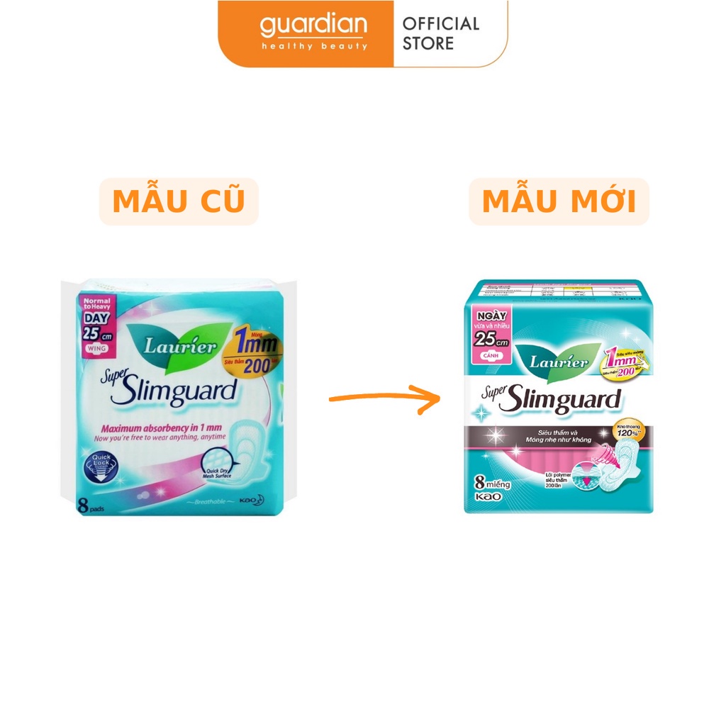 Băng Vệ Sinh Siêu Mỏng 25Cm Laurier 08 Miếng