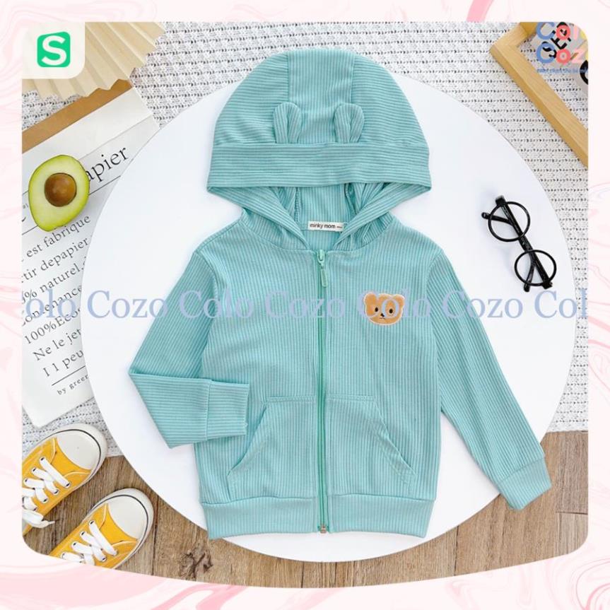 Áo Khoác Thu Đông Cho Bé Trai Bé Gái 8-22kg Shop  Áo Khoác Chống Nắng Thun Gân Bé Trai Gái Cao Cấp AK GÂN