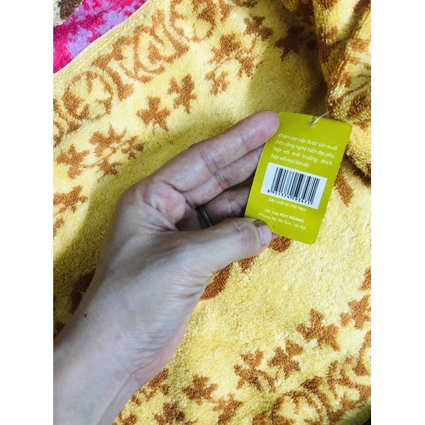 Xả khăn mặt mới còn tem có mã vạch 9k/1 chiếc