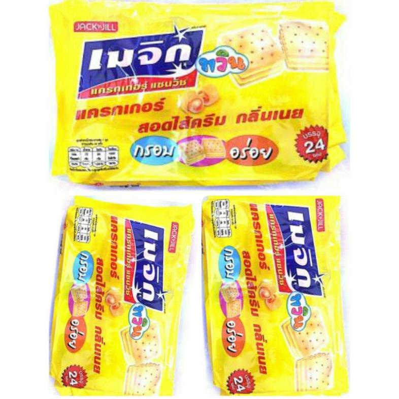 Bánh MAGIC CRACKER SANDWICH JACK&amp;JILL Thái lan 360g