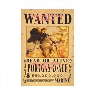 Poster One Piece Truy Nã - Poster Wanted One Piece kích thước A4 mẫu mới update liên tục