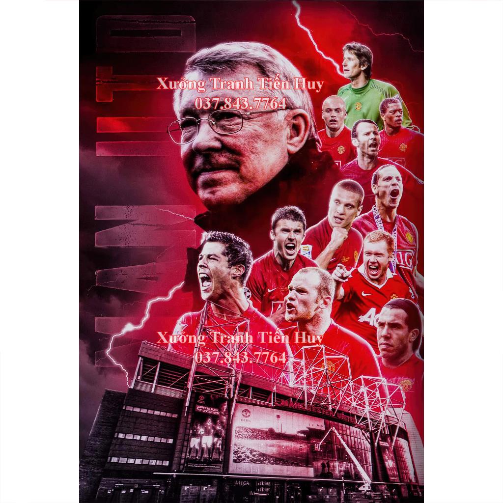 Poster Manchester United Dán Tường Cực Đẹp, Poster Bóng Đá Có Sẵn Keo Dán - Mới Nhất