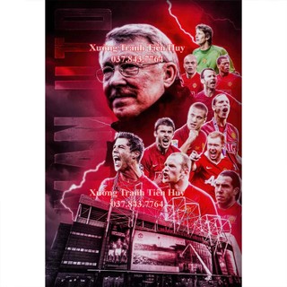 Poster Manchester United Dán Tường Cực Đẹp, Poster Bóng Đá Có Sẵn Keo Dán - Mới Nhất