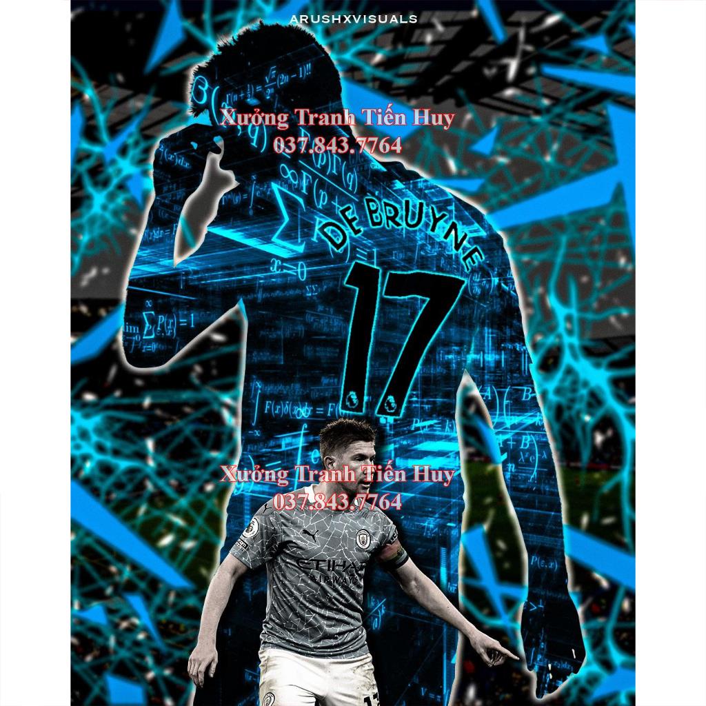 Poster Kevin De Bruyne, Ảnh Dán Tường Kevin De Bruyne Cực Đẹp, Poster Bóng Đá Có Sẵn Keo Dán - Mới Nhất