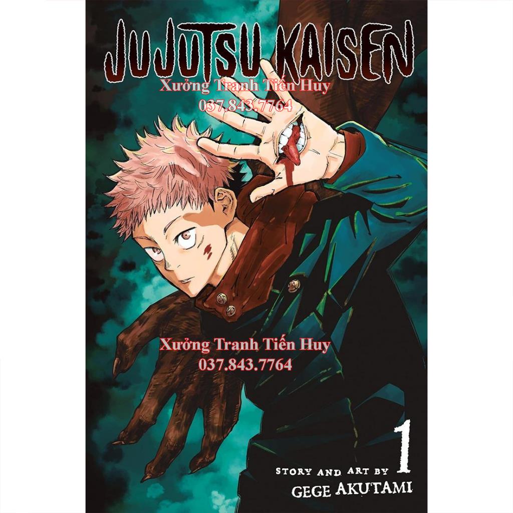 Tranh Dán Tường Anime Jujutsu Kaisen - Poster nhân vật hoạt hình Chú Thuật Hồi Chiến Mới Nhất - Có Sẵn Keo Dán