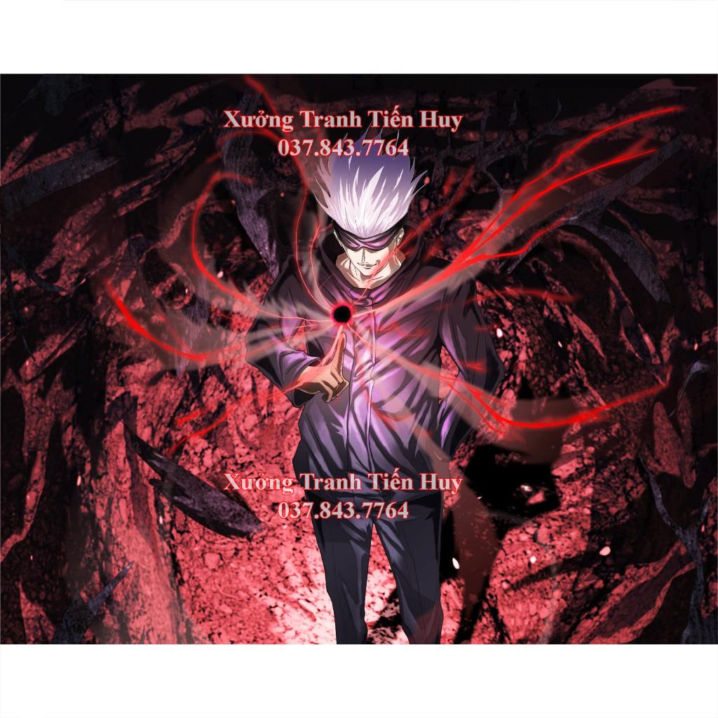 Tranh Dán Tường Anime Jujutsu Kaisen - Poster nhân vật hoạt hình Chú Thuật Hồi Chiến Mới Nhất - Có Sẵn Keo Dán