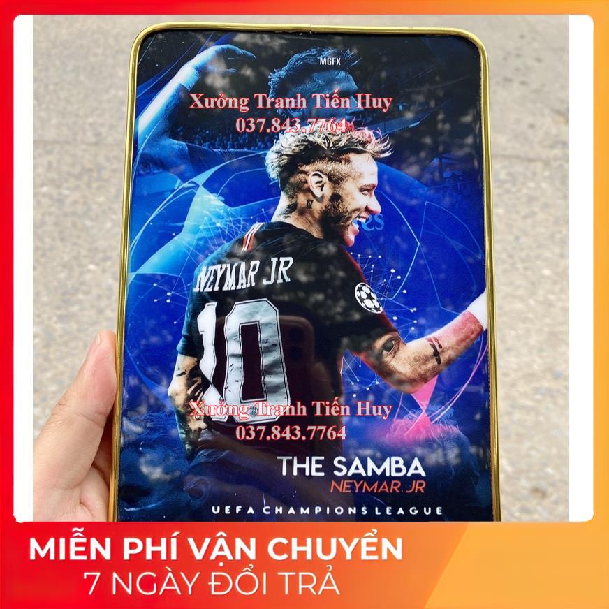 Tranh cầu thủ bóng đá Neymar - Tranh để bàn Neymar Jr đẹp nhất - Tranh trang trí bàn làm việc