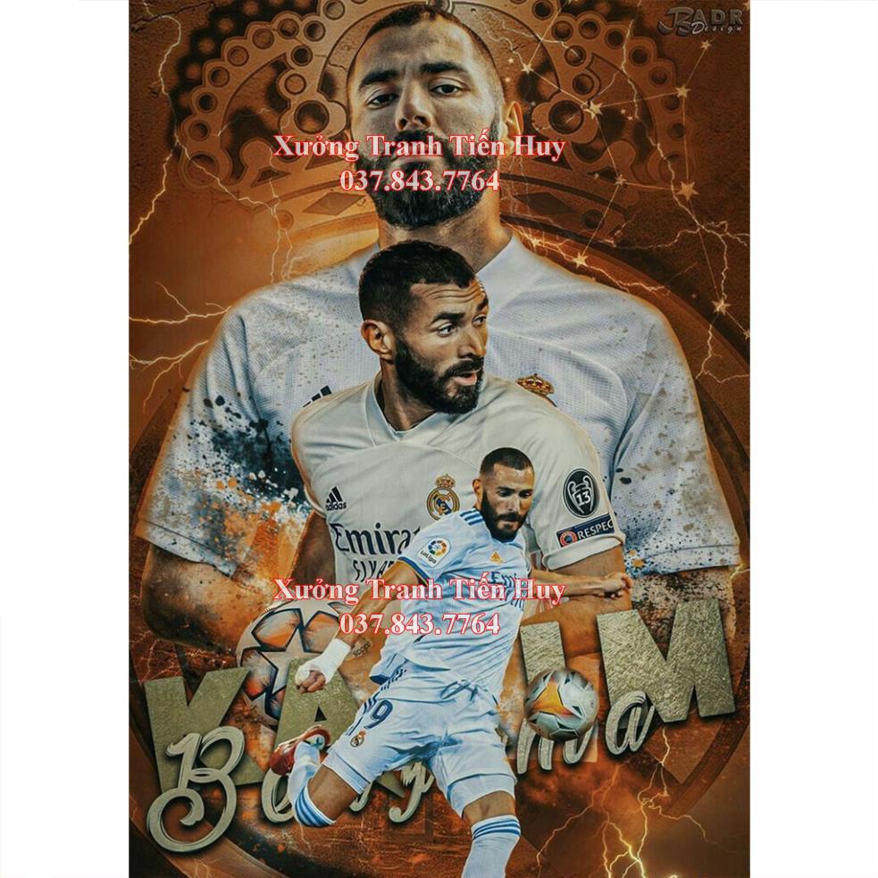 Poster Cầu Thủ Bóng Đá Real Madrid Dán Tường Cực Đẹp, Poster Bóng Đá Ms: 111
