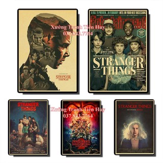 Poster treo tường trang trí nhà cửa hình phim Stranger Things