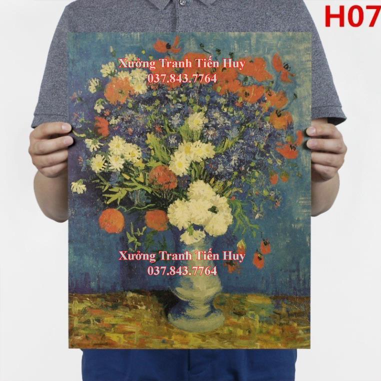 Poster Dán Tường Áp phích trang trí hình tranh trừu tượng của Van Gogh