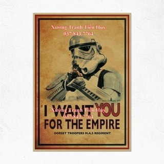 Poster Phim Star Wars Darth Vader R2-D2