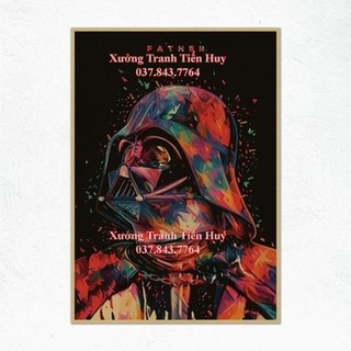 Poster Phim Star Wars Darth Vader R2-D2