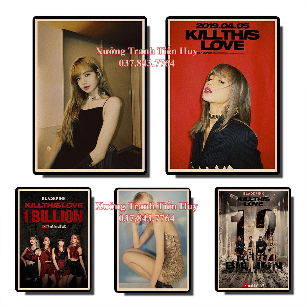 Poster Dán Tường Hình Lisa Nhóm Nhạc Blackpink MS: 240