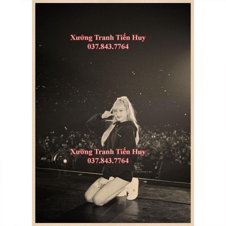 Poster Dán Tường Hình Lisa Nhóm Nhạc Blackpink MS: 240