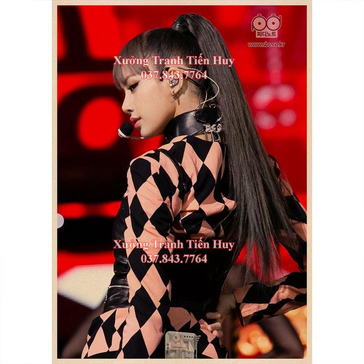 Poster Dán Tường Hình Lisa Nhóm Nhạc Blackpink MS: 240