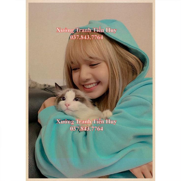 Poster Dán Tường Hình Lisa Nhóm Nhạc Blackpink MS: 240