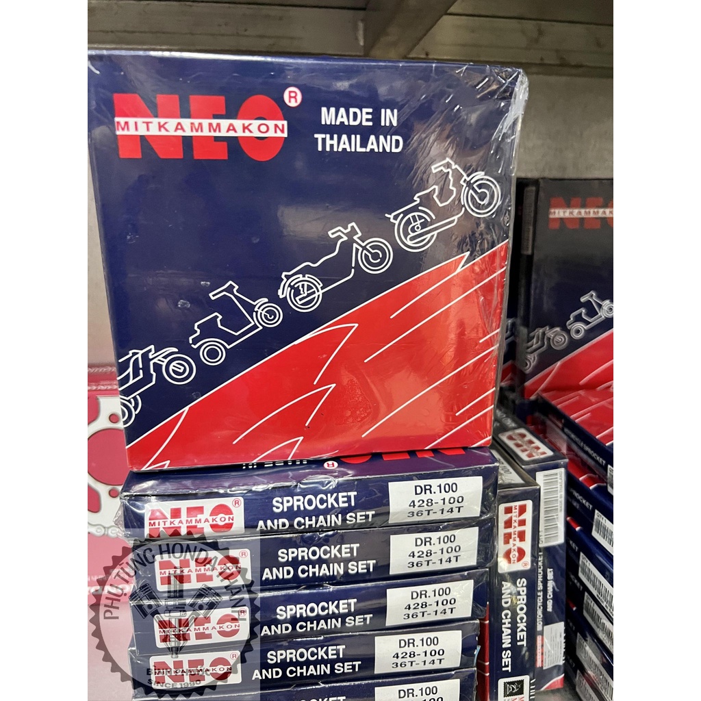 Nhông sên dĩa  xe DR/Wave đời cũ hiệu NEO