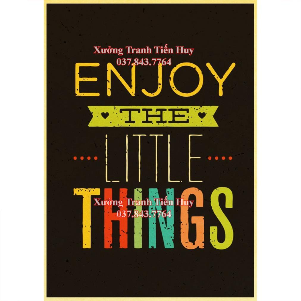 Poster Treo Tường In Hình Câu Nói Truyền Cảm Hứng Phong Cách vintage MS 230