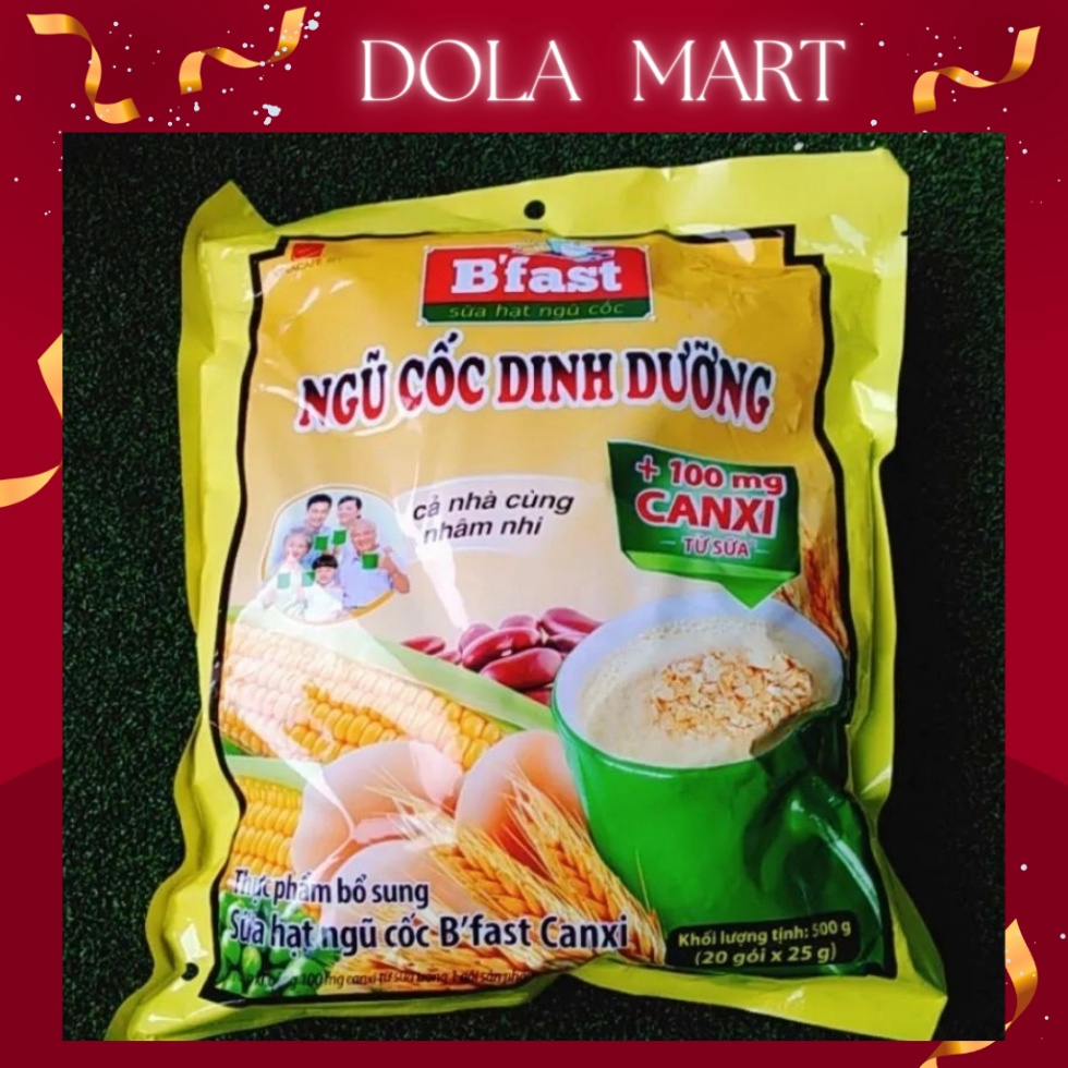 Ngũ cốc B 'Fast túi 500g, Việt đài túi 600g