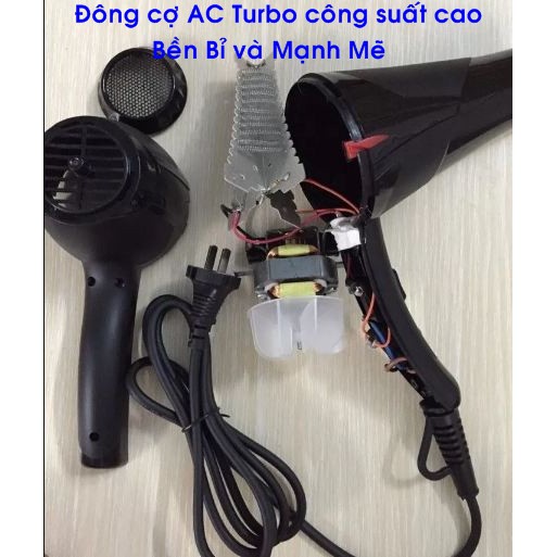 Máy Sấy Tóc Công Suất Thực KOREMI 1800W NA-6688, AONIKASI-8868 2300W, Chuyên Nghiệp Cho Salon, BH 1 Đổi 1 trong 12 Tháng