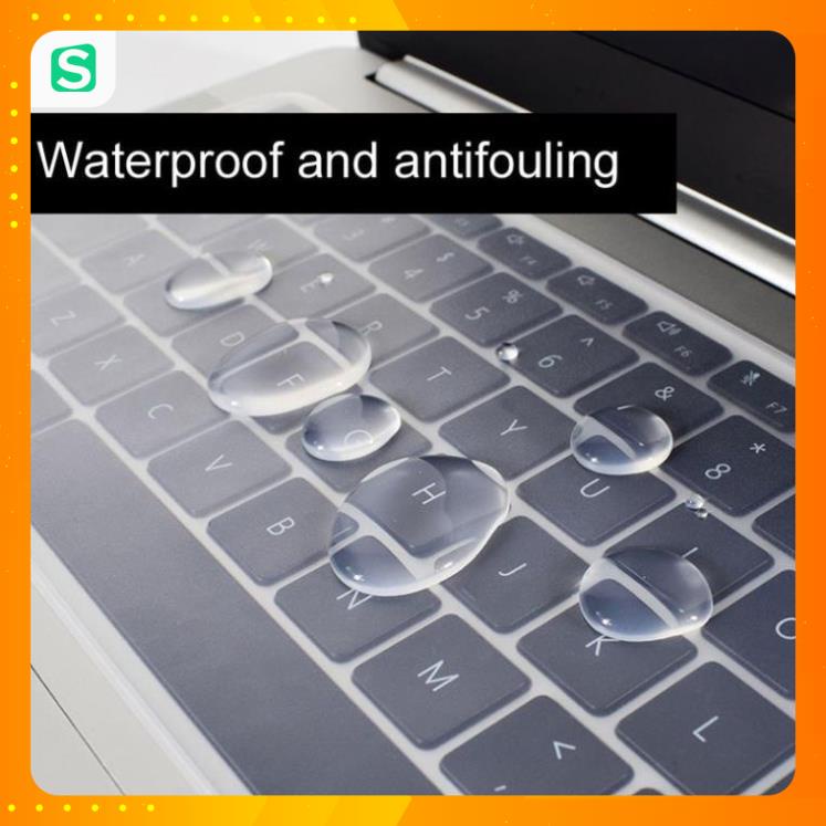Miếng Phủ Bàn Phím Laptop 13 -14 in & 15 - 17 & 12 & 10 inch Silicon Chống Nước, Chống Bụi Bẩn, Chống Bám Dơ - Paolu
