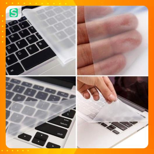 Miếng Phủ Bàn Phím Laptop 13 -14 in & 15 - 17 & 12 & 10 inch Silicon Chống Nước, Chống Bụi Bẩn, Chống Bám Dơ - Paolu