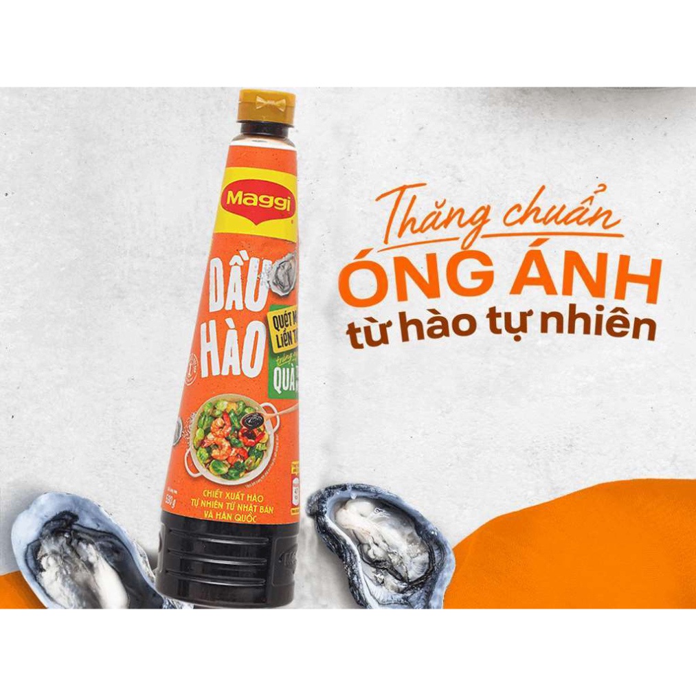 Dầu hào Maggi đậm đặc chai 530g