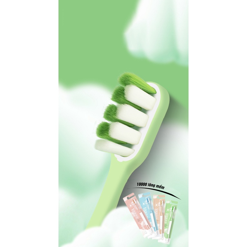 Bàn chải đánh răng lông mềm Gardobel 10000, nhạy cảm Minh House