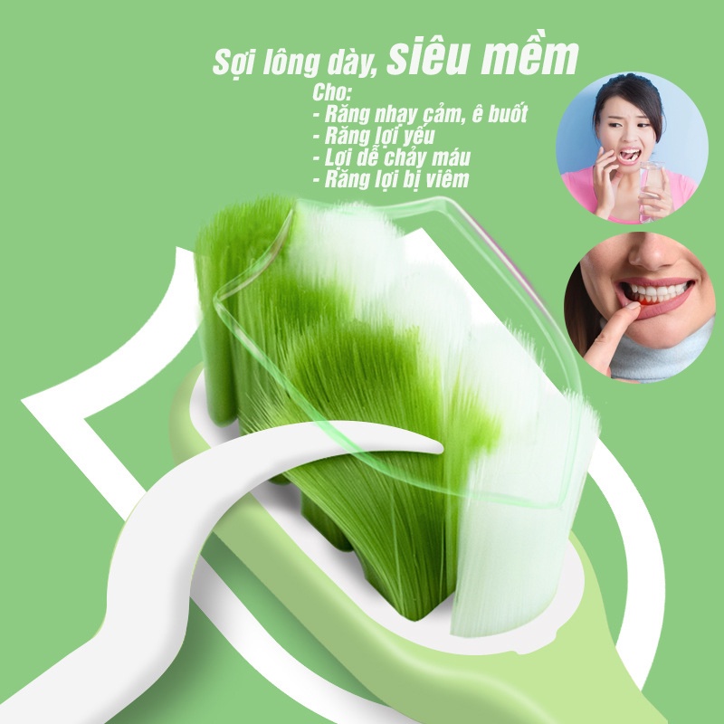 Bàn chải đánh răng lông mềm Gardobel 10000, nhạy cảm Minh House