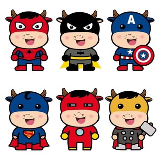 Bao lì xì hoạt hình chibi 2024 xấp 10 cái mẫu ngẫu nhiên