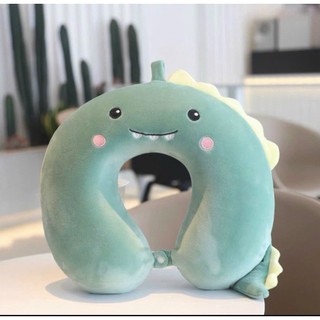  Gối Chữ U Gối Tựa Cổ Cao Su Nguyên Khối Mềm Mịn Gối Chữ U Cao Su Non Hình Thú Dễ Thương 