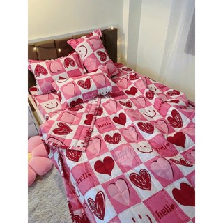Bộ ga gối 3 món poly coton 1m6x2m và 1m8x2m hàng loại 1