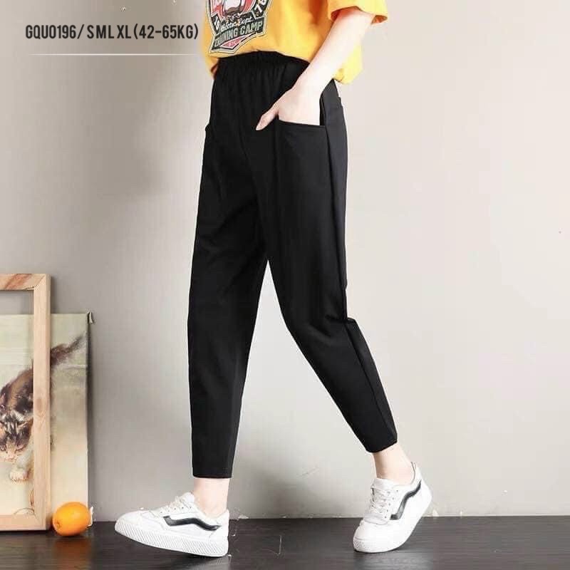 Quần baggy ANZI quần dài dáng baggy túi ngang GQU0196