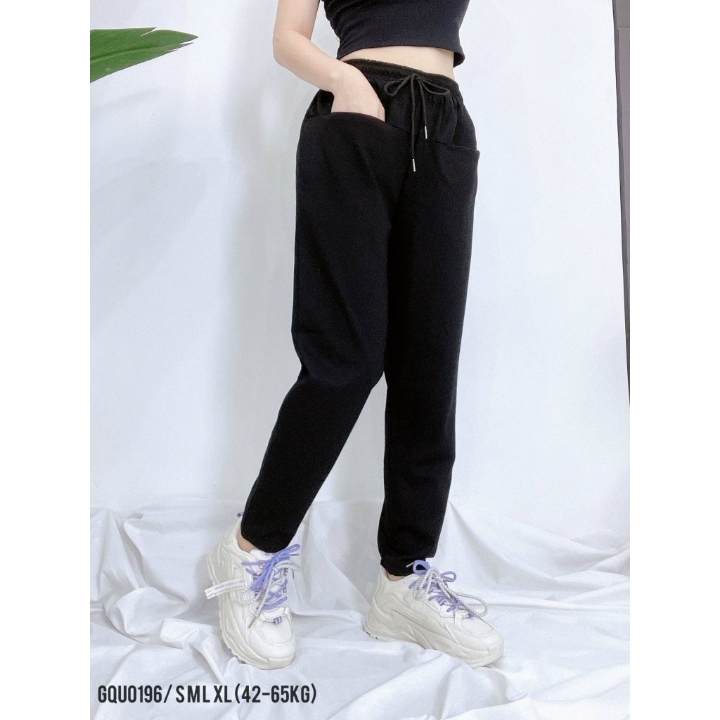 Quần baggy ANZI quần dài dáng baggy túi ngang GQU0196