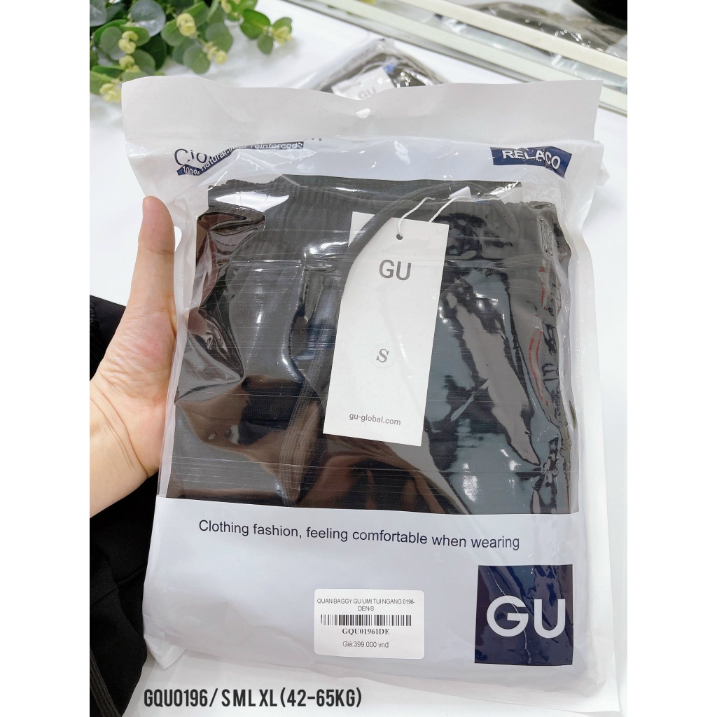 Quần baggy ANZI quần dài dáng baggy túi ngang GQU0196
