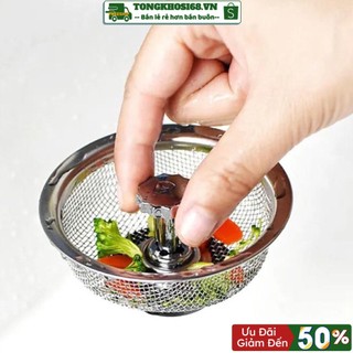 Lưới Lọc Rác Bồn Rửa Chén Chống Tắc Nghẽn Làm Từ Inox Không Gỉ Đường Kính 7.5cm - KhoSỉ68.VN