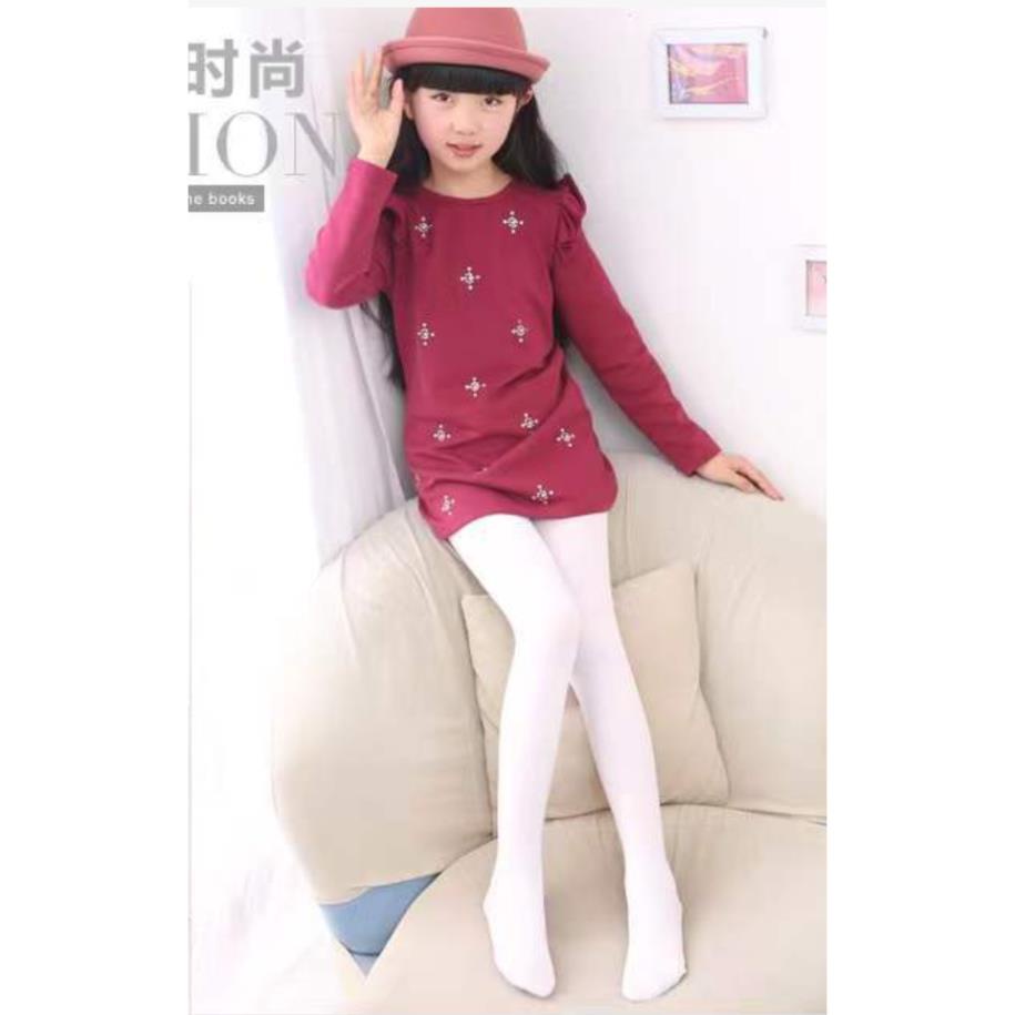 Quần Tất Bé Gái Múa Ballet Quần tất liền bàn chân tập múa ba lê, biểu diễn văn nghệ  MBL09 - Đồ Múa Tịnh Nhi